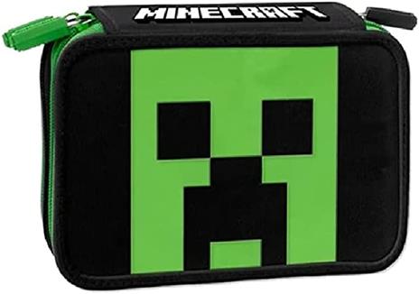 Astuccio Corredo 3 Zip Minecraft con Penna Frixion - 2