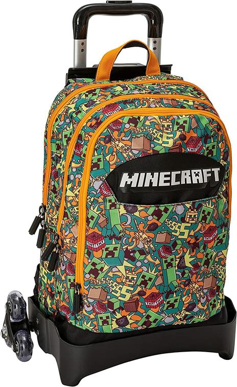 Zaino organizzato Trolley Staccabile Minecraft - 2