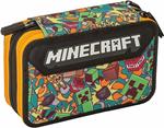 Astuccio Corredo 3 Zip Minecraft con Penna Frixion