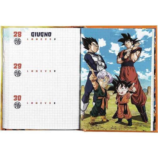 Diario 2022-2023, standard Dragon Ball, 12 mesi - 13 x 17,80 cm - 2