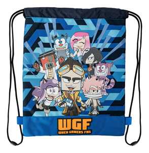 Cartoleria Zaino Coulisse Lyon Gamer - 35 x 42 cm Panini
