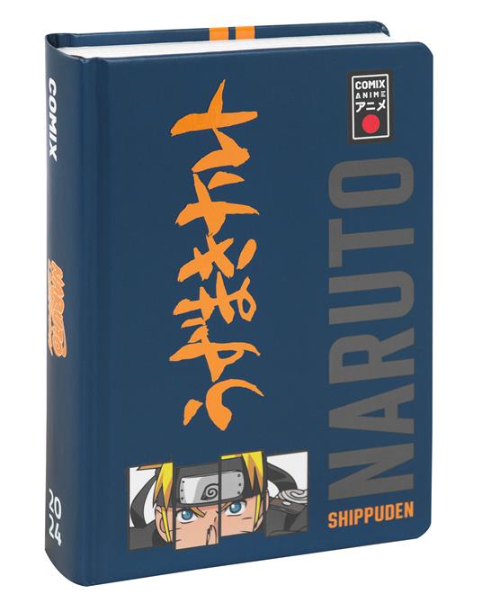 Diario 16 Mesi 2023-2024 Medium Comix Anime-Naruto Shippuden - Comix -  Cartoleria e scuola