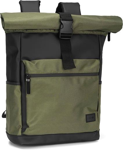 Zaino ufficio Rolltop Comix U Classic Military, verde militare