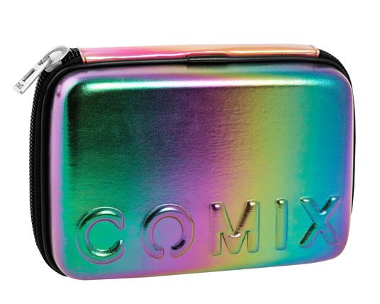 Astuccio Corredo Maxi Zip Comix Shimmer Rainbow - Arcobaleno