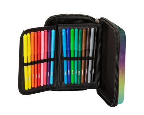Astuccio Corredo Maxi Zip Comix Shimmer Rainbow - Arcobaleno - 3