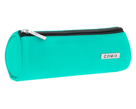 Astuccio Tombolino Pigna COLOURS - Cilindrico Trasparente Azzurro, Per Penne E Matite - Foto 3