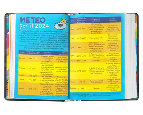 Diario 16 Mesi 2023-2024 Medium Comix Scottecs By Sio Black - Nero - 6