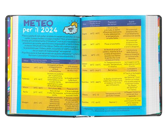 Diario 16 Mesi 2023-2024 Medium Comix Scottecs By Sio Black - Nero - 6