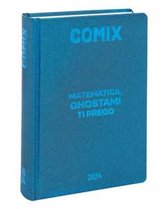 Cartoleria Diario Comix 16 Mesi 2023-2024 Standard Blue Metallic - Blu metallico Comix