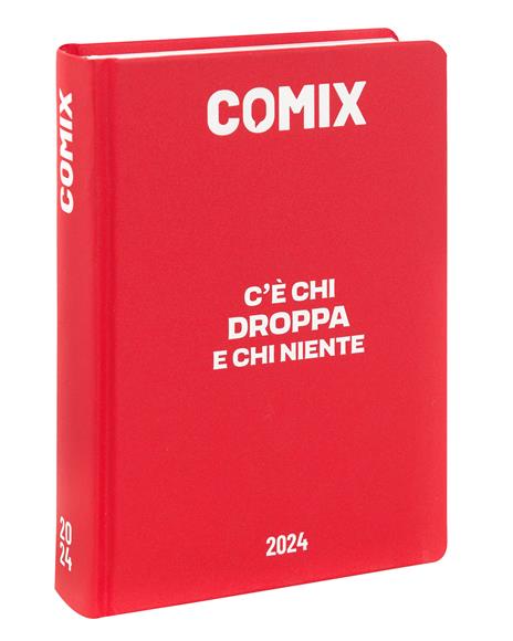 Diario Comix 16 Mesi 2023-2024 Standard Deep Red - Rosso