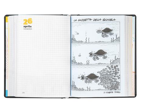 Diario Comix 16 Mesi 2023-2024 Mini Black&White Cervello - Bianco e Nero - 6