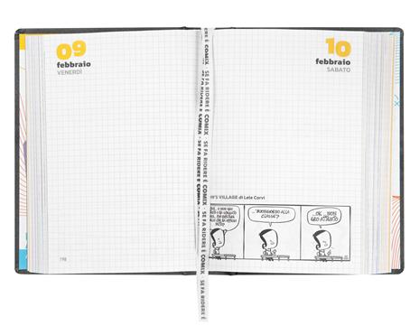 Diario Comix 16 Mesi 2023-2024 Mini Black&Silver - Nero e argento - 8
