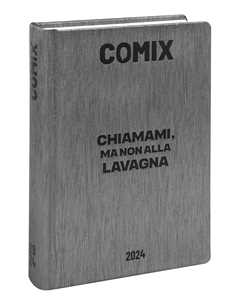 Cartoleria Diario Comix 16 Mesi 2023-2024 Mini Charcoal - Nero Carbone Comix