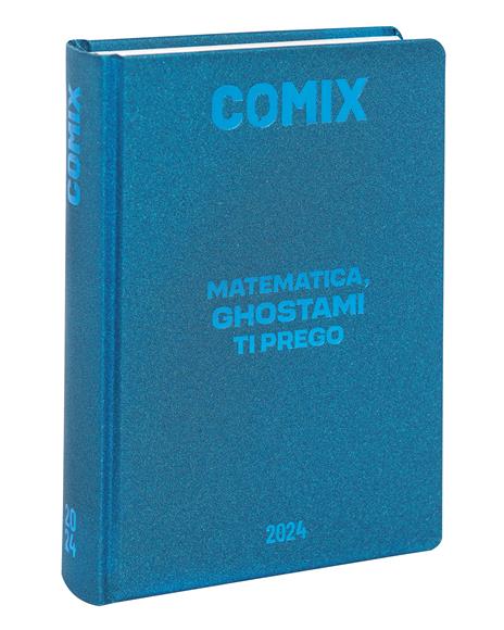 Diario Comix 16 Mesi 2023-2024 Mini Blue Metallic - Blu metallico