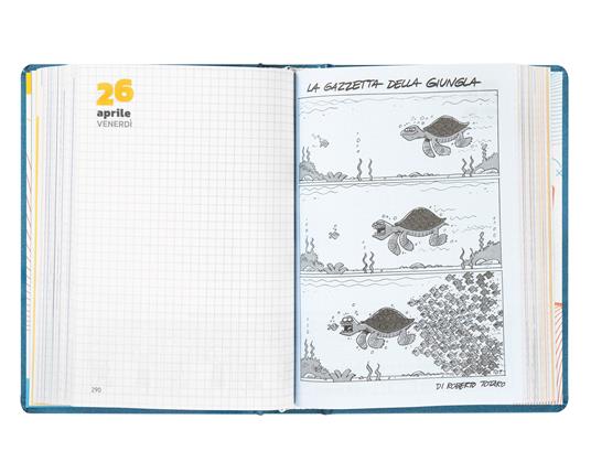Diario Comix 16 Mesi 2023-2024 Mini Blue Metallic - Blu metallico - 6