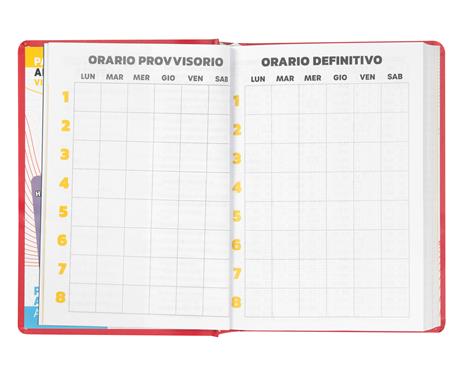 Diario Comix 16 Mesi 2023-2024 Mini Deep Red - Rosso - 5