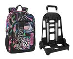 Zaino scuola Organizzato Trolley Staccabile New Comix Flash Poppy