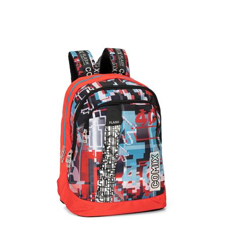 Zaino scuola Organizzato Comix Flash Glitch