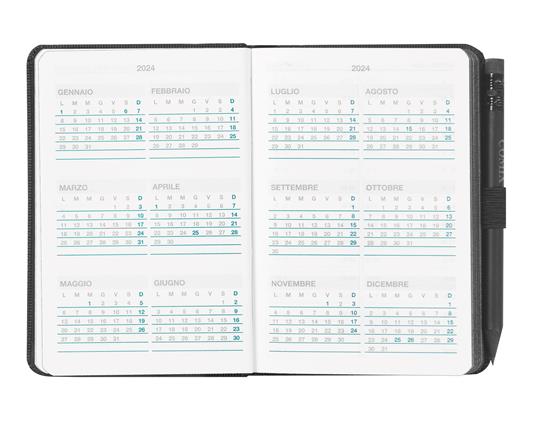 Agenda Comix 2024, 12 Mesi, settimanale, Pocket Black - 4