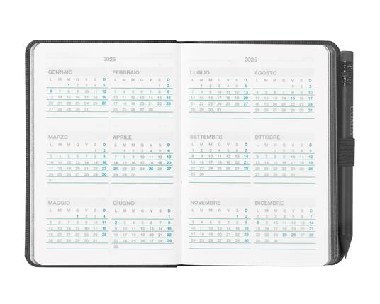 Agenda Comix 2024, 12 Mesi, settimanale, Pocket Black - 5