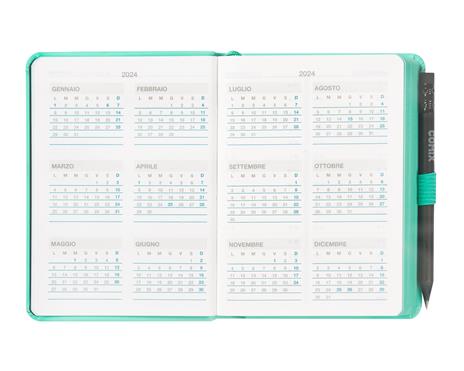 Agenda Comix 2024, 12 Mesi, giornaliera, Mini Tiffany - 4