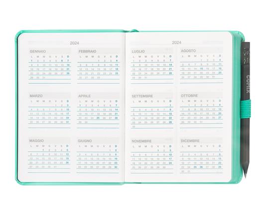 Agenda Comix 2024, 12 Mesi, giornaliera, Mini Tiffany - 4