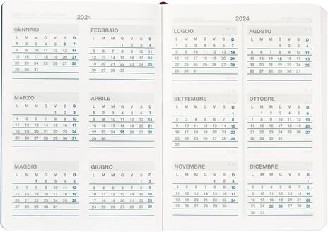 Agenda Comix 2024,  New Luxury, 12 Mesi, giornaliera, Mini Pink - 5