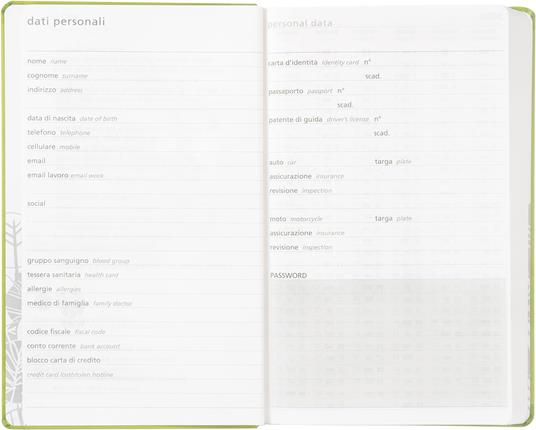 Agenda 12 Mesi 2024, giornaliera Large Wwf Verde - 3