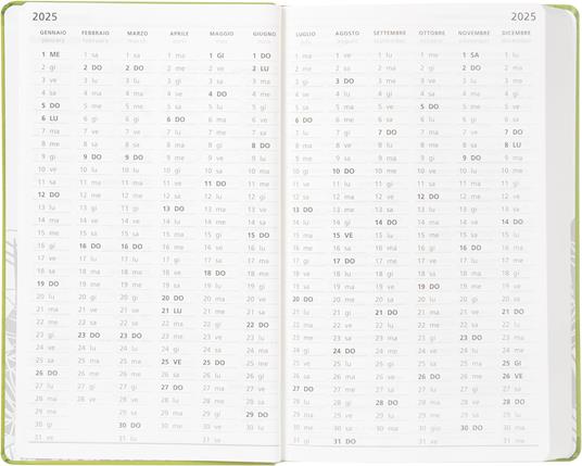 Agenda 12 Mesi 2024, giornaliera Large Wwf Verde - 6