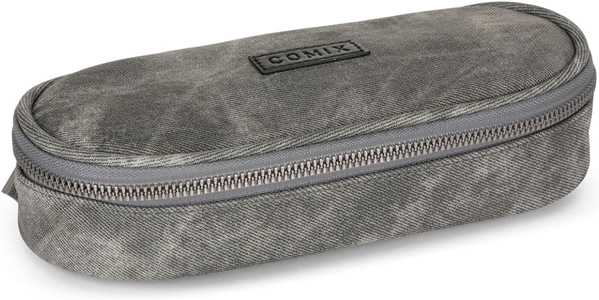 Cartoleria Astuccio Ovale Organizzato Denim Grey Comix Special Comix