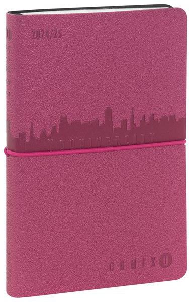 Diario 2024-2025, 13 mesi, settimanale, Medium Comix U Younivercity Pink