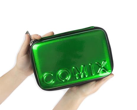 Astuccio con cancelleria Maxi Zip Comix Classic Green - 4