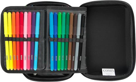 Astuccio Corredo Maxi Zip Comix Rainbow Pink - 6