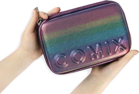 Astuccio Corredo Maxi Zip Comix Rainbow Purple - 2