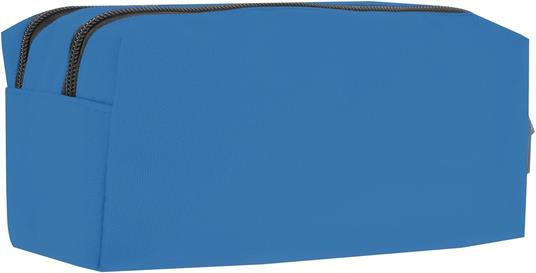 Astuccio 2 Zip Monocolore Cobalto Comix - 2