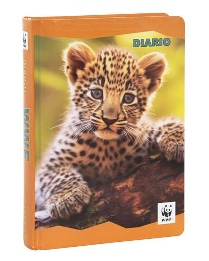 Diario 2024-2025, 12 mesi, Standard Leopardo Wwf Fotografico