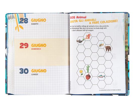 Diario 2024-2025, 12 mesi, Standard Procione Wwf Illustrato - 3