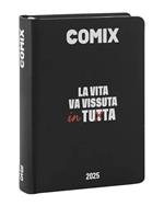 Diario 2024-2025, Comix 16 mesi, Standard Black&White