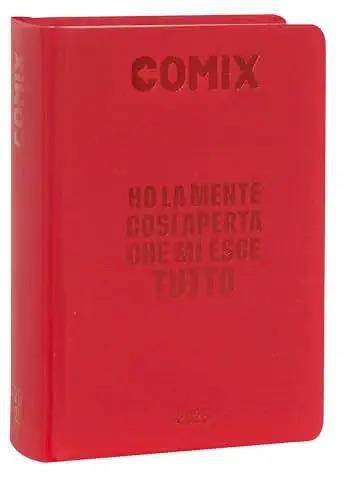 Diario 2024-2025, Comix 16 mesi, Standard Deep Red