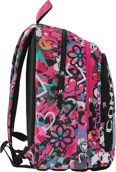 Comix BRIGHT - Zaino Scuola per Bambini e Ragazzi, Tasca Frontale, Chiusura a Zip e Spallacci Regolabili, 32x43Hx23 cm, 31 L - 5