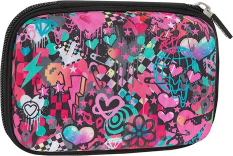 Astuccio Corredo Maxi Zip Comix Bright Hearts Girl - 5