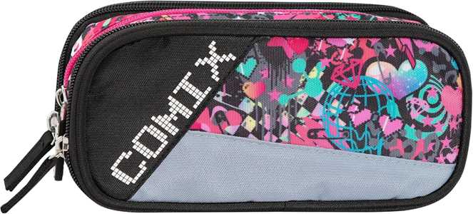 Cartoleria Astuccio Triple Comix Bright Hearts Girl Comix