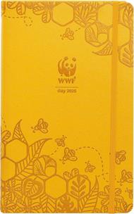 Agenda WWF 2025 12 mesi Giornaliera large giallo miele