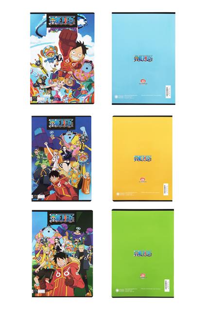 Quaderno Maxi +30% 1R, a righe, One Piece