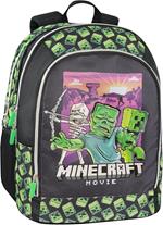 Zaino scuola organizzato Minecraft movie
