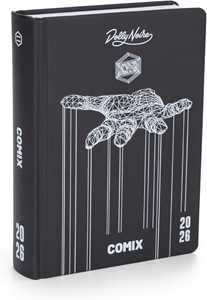 Cartoleria Dolly Noire - Agenda Giornaliera 2026 Limited Edition, Diario Scuola per Ragazzi e Ragazze, 100% Comix, 12x16,5 cm, Control Comix