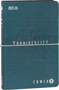 Cartoleria Agenda 13 Mesi, 2025-26, settimanale medium Comix u younivercity blue Comix