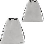 Zaino coulisse a sacca monocolore Grigio talpa Comix