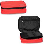 Astuccio rettangolare organizzato Maxi monocolore rosso Comix