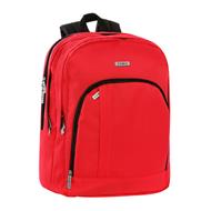 Zaino con zip e scomparto. Rosso Comix